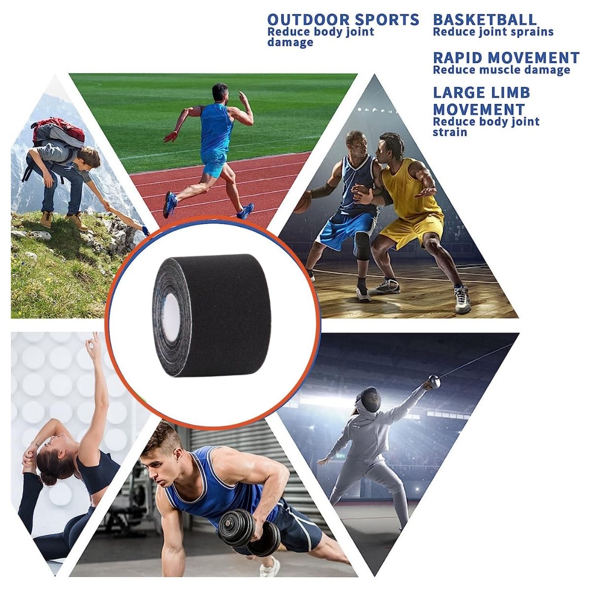 kinesiology tape ankle sprain