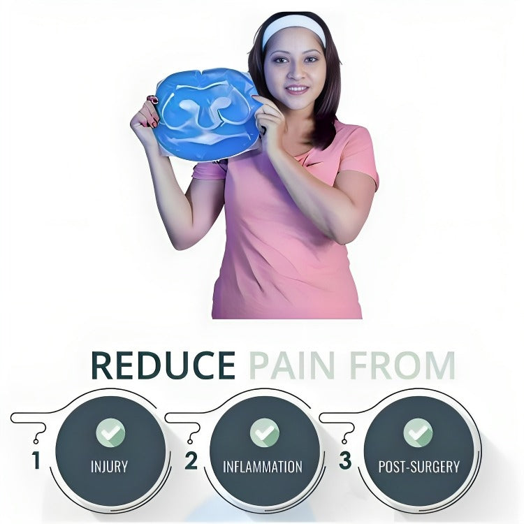 face mask with cooling gel