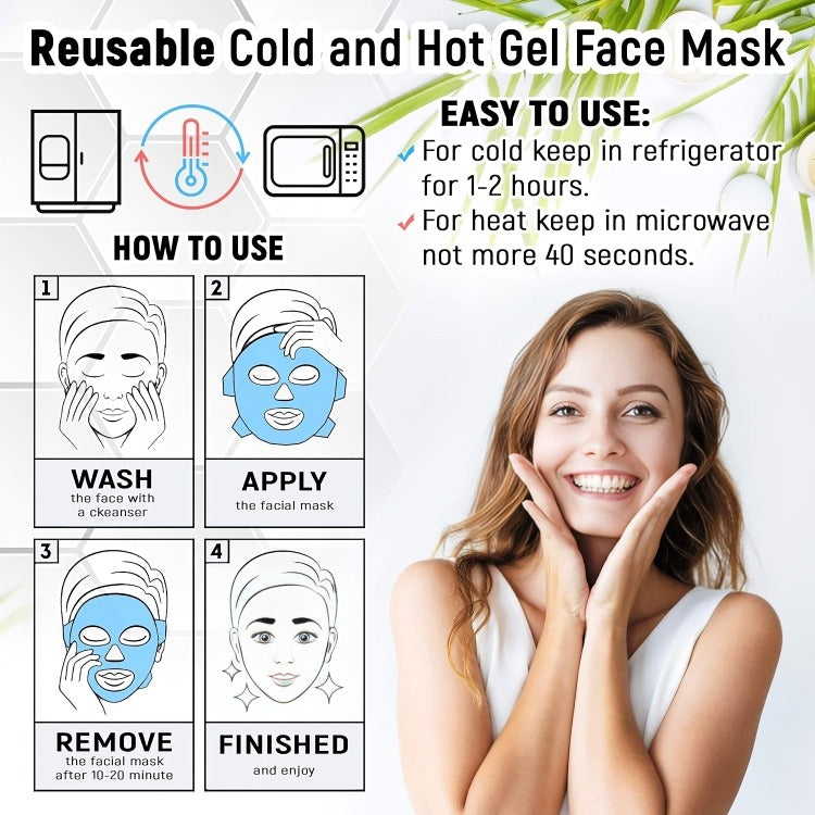 reusable cooling gel face mask
reusable ice face mask
